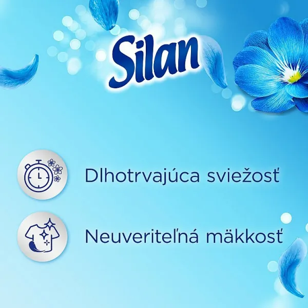 Silan Fresh Sky koncentrovaný avivážny prostriedok na textílie 76 praní 1672 ml 1ks