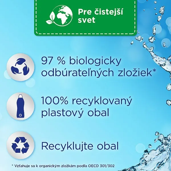 Silan Fresh Sky koncentrovaný avivážny prostriedok na textílie 76 praní 1672 ml 1ks