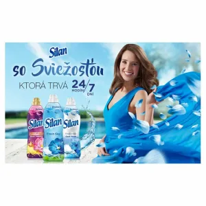 Silan Fresh Sky koncentrovaný avivážny prostriedok na textílie 40 praní 880 ml