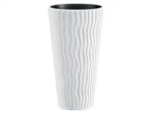 Prosperplast Kvetináč Sandy Slim ( 30 x 53 x 30 cm (Š x V x H), biela)