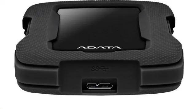 A-Data Externý pevný disk ADATA 1TB 2,5" USB 3.1 HD330, BLACK COLOR BOX, čierna (guma, odolná voči nárazom)