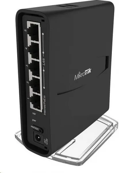 MikroTik hAP ac2 (RBD52G-5HacD2HnD-TC), 720MHz CPU, 128MB RAM, 5x LAN, 2.4+5GHz,Wi-Fi 802.11b/g/n/ac, vrátane. L4