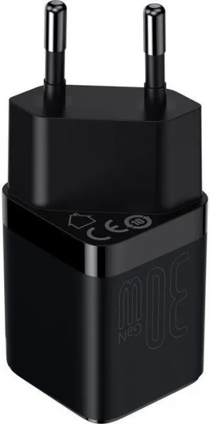 Baseus Quick Nabíjací adaptér USB-C 30W, Čierny