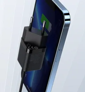 Baseus Quick Nabíjací adaptér USB-C 30W, Čierny