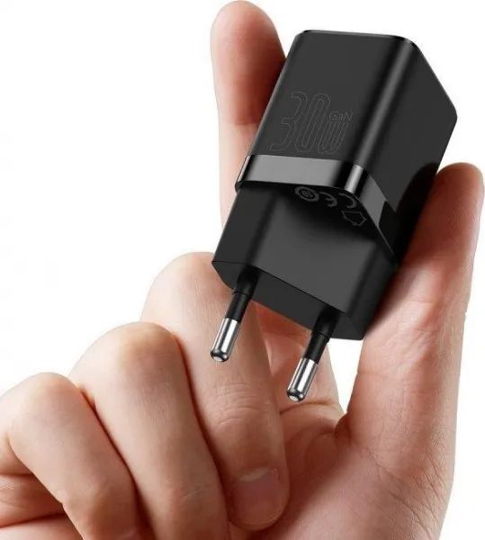 Baseus Quick Nabíjací adaptér USB-C 30W, Čierny