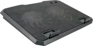Chladiaca podložka C-TECH pre CLP-140, 15,6", 2x 140 mm, 2x USB, modré podsvietenie