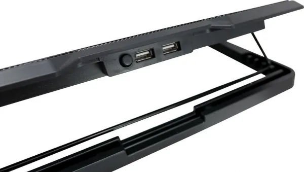 Chladiaca podložka C-TECH pre CLP-140, 15,6", 2x 140 mm, 2x USB, modré podsvietenie