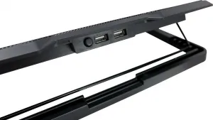 Chladiaca podložka C-TECH pre CLP-140, 15,6", 2x 140 mm, 2x USB, modré podsvietenie
