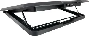 Chladiaca podložka C-TECH pre CLP-140, 15,6", 2x 140 mm, 2x USB, modré podsvietenie