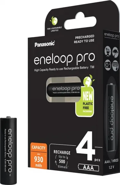 PANASONIC-ENELOOP HR03 AAA 4HCDE/4BE Eneloop Pro N