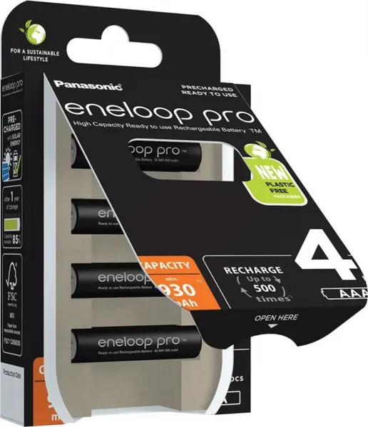 PANASONIC-ENELOOP HR03 AAA 4HCDE/4BE Eneloop Pro N