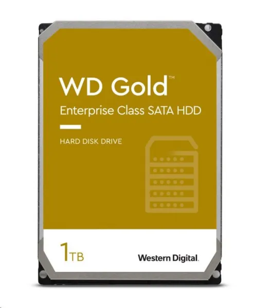 Western Digital WD GOLD WD1005FBYZ 1TB SATA/ 6Gb/s 128MB cache 7200 otáčok za minútu, CMR, Enterprise