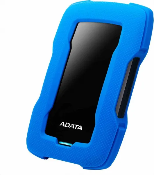 A-Data Externý pevný disk ADATA 2TB 2,5" USB 3.1 HD330, BLUE COLOR BOX, modrá (guma, odolná voči nárazom)