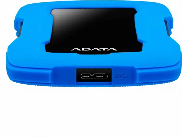 A-Data Externý pevný disk ADATA 2TB 2,5" USB 3.1 HD330, BLUE COLOR BOX, modrá (guma, odolná voči nárazom)