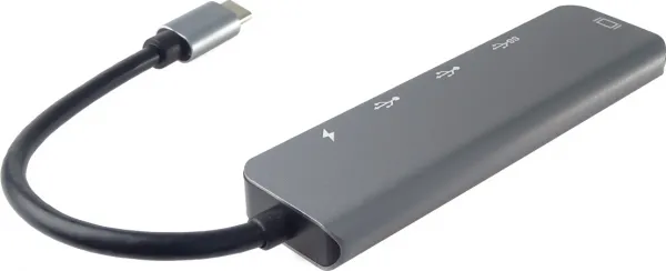 PremiumCord Adaptér USB-C na HDMI + USB3.0 + 2x USB2.0 + PD(power delivery)