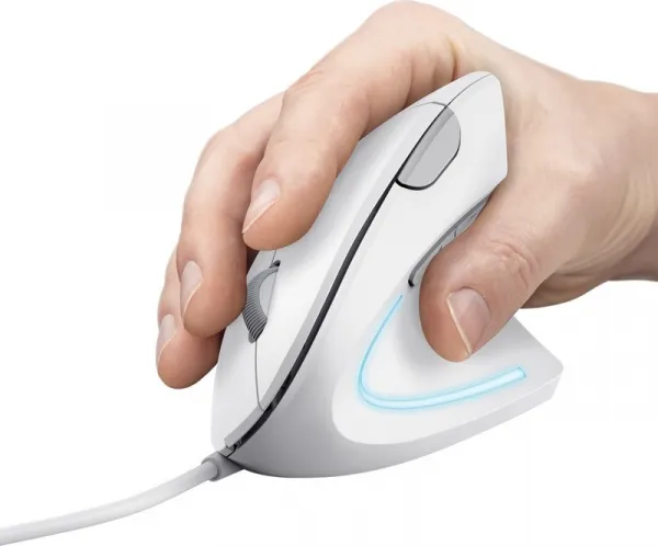 TRUST Verto vertic ergonom mouse USB wh