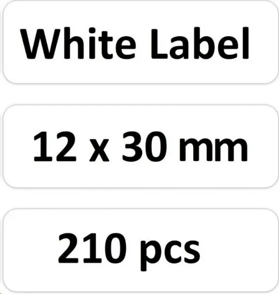 Niimbot štítky RP 12x30mm 210ks White pro D11 a D110