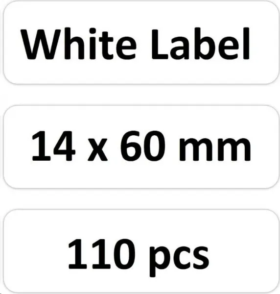 Niimbot štítky RP 14x60mm 110ks White pro D11 a D110