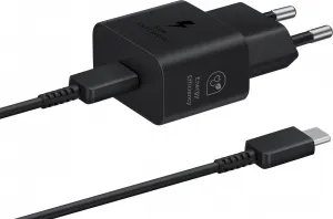 EP-T2510XBE Samsung USB-C Nabíjačka 25W, Čierna