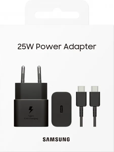 EP-T2510XBE Samsung USB-C Nabíjačka 25W, Čierna