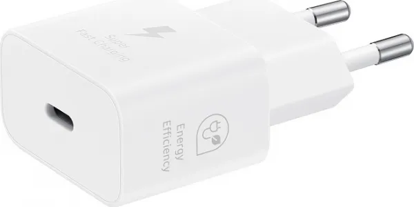 Samsung EP-T2510NWE Nabíjačka USB-C 25W, Biela
