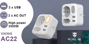 Viking síťový adaptér AC22