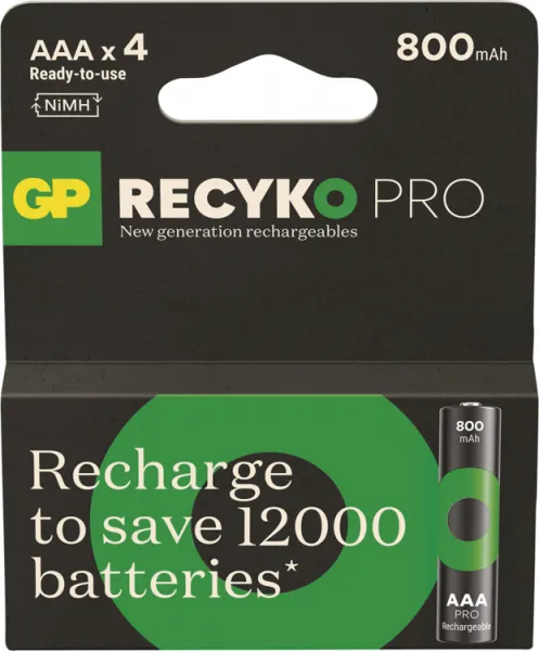 Nabíjacia batéria GP ReCyko Pro Professional (AAA) 4 ks