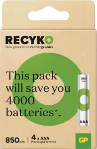 Nabíjacia batéria GP ReCyko 850 (AAA) 4 ks