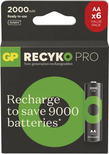 Nabíjacia batéria GP ReCyko Pro Professional (AA) 6 ks