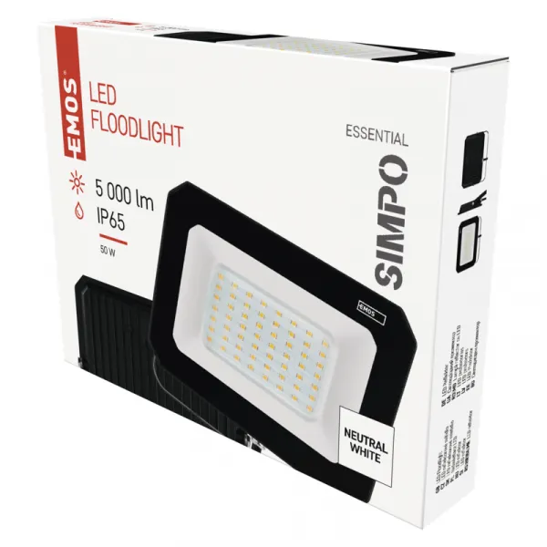EMOS LED reflektor SIMPO 50 W neutrálna biela
