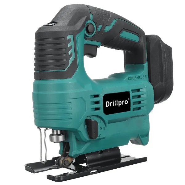 Drillpro elektrická akumulátorová priamočiara píla vhodná pre batériu MAKITA18V Batéria: Bez batérie