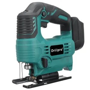 Drillpro elektrická akumulátorová priamočiara píla vhodná pre batériu MAKITA18V Batéria: Bez batérie