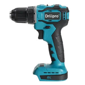 Drillpro akumulátorový elektrický skrutkovač, vrtačka bez príklepu pre batériu Makita 18V Batéria: Bez batérie