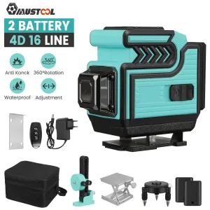 3D laser / 12 líniová samo vyvažovacia laserová vodováha Mustool
