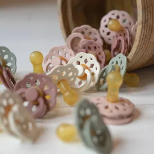 BIBS Boheme cumlíky z prírodného kaučuku 2ks – veľkosť 1- Vanilla / Peach