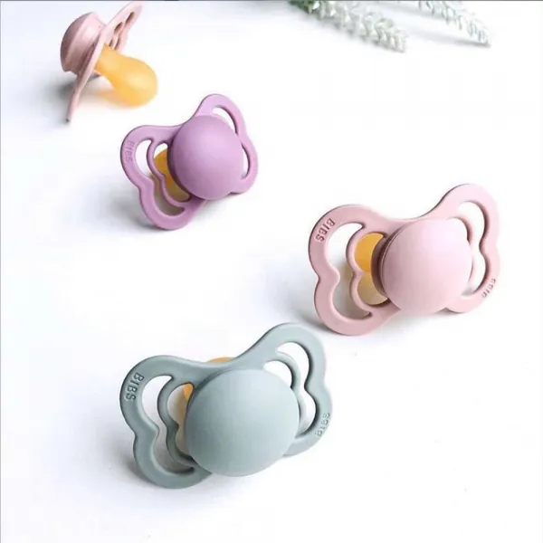 BIBS Supreme symetrické cumlíky z prírodného kaučuku 2ks - veľkosť 1 - Vanilla / Peach