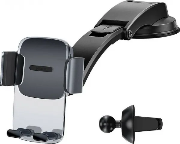Držiak do auta Baseus Easy Control Clamp s ramenom SET čierny