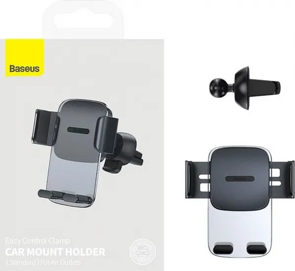 Držiak do auta Baseus Easy Control Clamp (do mriežky ventilácie) čierny