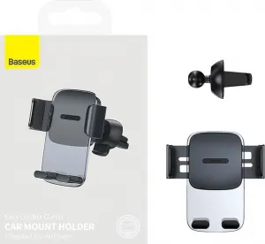 Držiak do auta Baseus Easy Control Clamp (do mriežky ventilácie) čierny