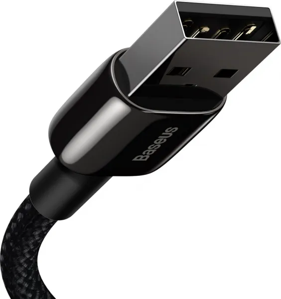Baseus Tungsten Gold USB-Lightning kábel, 2,4A, 1m (čierny) 025645