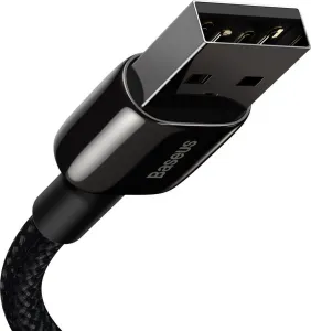 Baseus Tungsten Gold USB-Lightning kábel, 2,4A, 1m (čierny) 025645