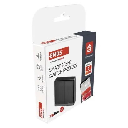 EMOS GoSmart Prenosný ovládač scén IP-2002ZB, ZigBee 3.0, 2-tlačidlový