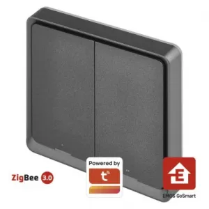 EMOS GoSmart Prenosný ovládač scén IP-2002ZB, ZigBee 3.0, 2-tlačidlový