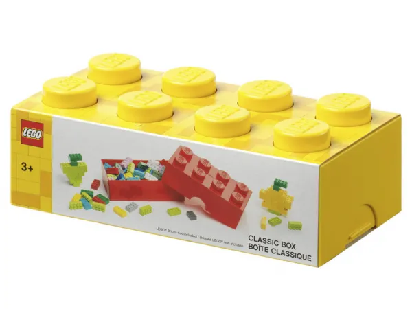 LEGO LUNCH - box na desiatu 100 x 200 x 75 mm - žltá
