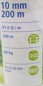 JAKS VODIVÁ PÁSKA BASIC 10MM 200M BIELA 4X0,16MM