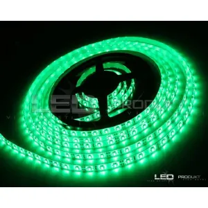 LEDprodukt 5m LED pásik 60LED/m vodeodolný SMD2835 4,8W/m zelený IP65 12V