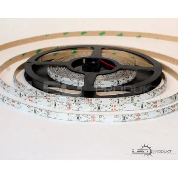 LEDprodukt 5m LED pásik 60LED/m vodeodolný SMD2835 4,8W/m zelený IP65 12V