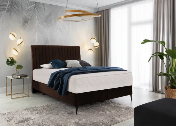 ArtElta Manželská posteľ BLANCA Boxspring | 140 x 200 cm Farba: Lukso 38