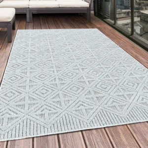 Šnúrkový koberec Bahama ornament krémový / sivý