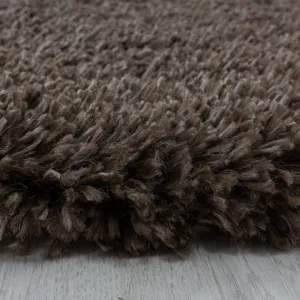 Koberec Fluffy Super Soft hnedý